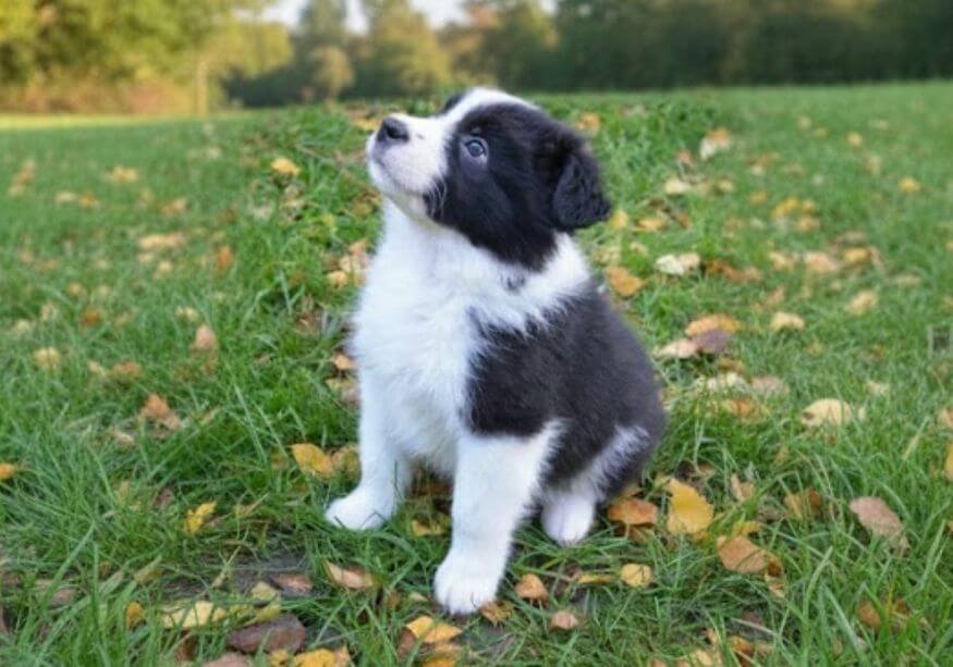 border collie color blanco y negro tradicional amorapets.