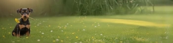 Cachorro Pinscher mirando con atención a la cámara para solicitar información en AmoraPets
