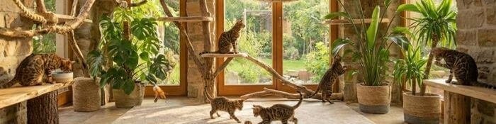 Venta de camada de gatos Bengalí (Bengal) puros con rosetas en Medellín.